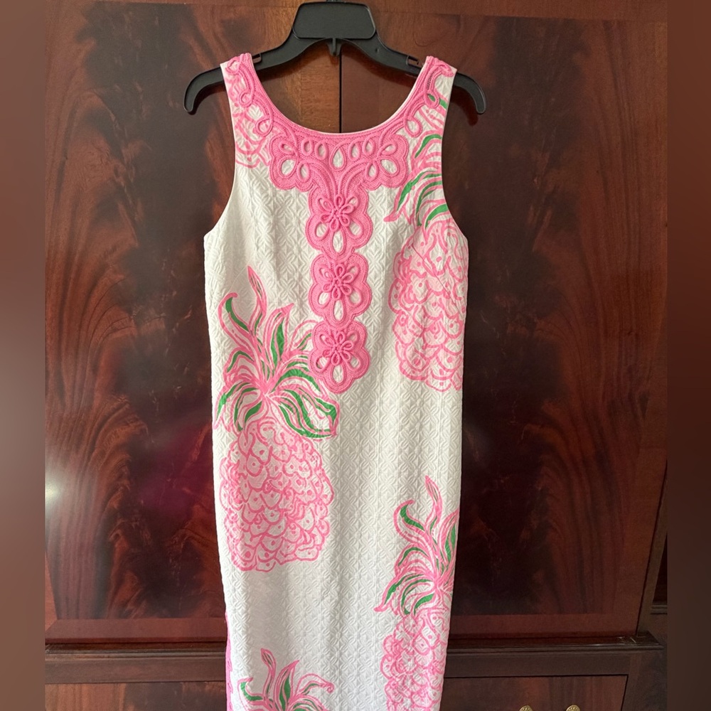 Lilly Pulitzer Marleigh Maxi Shift Party Like A Pineapple - Picture 8 of 17